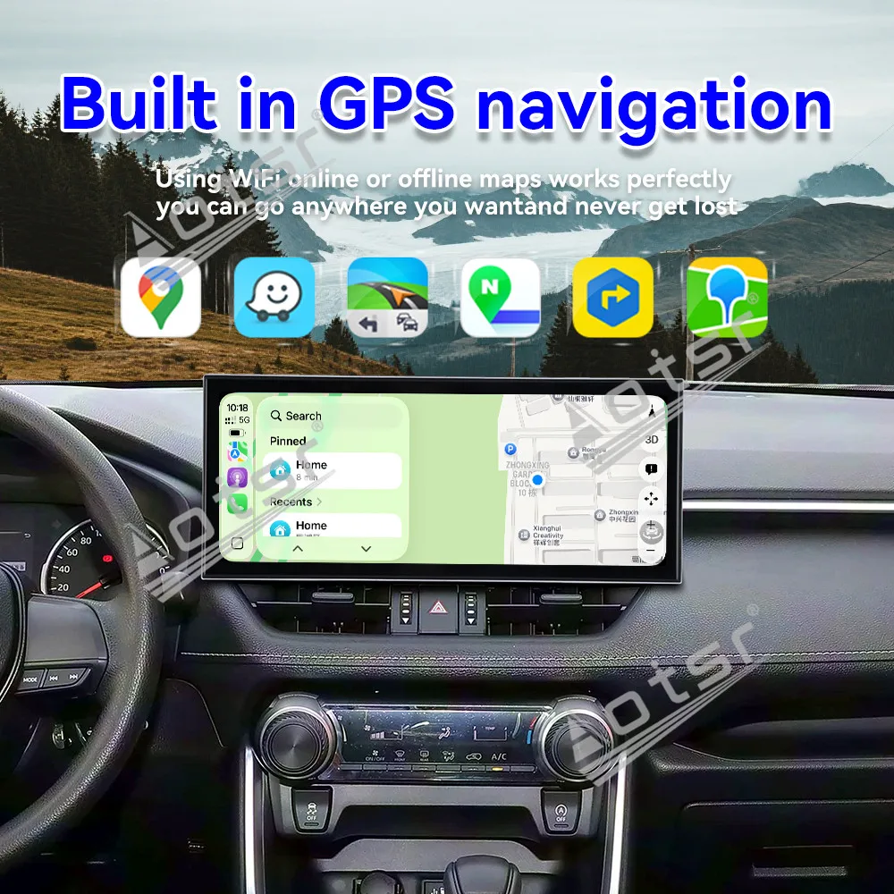 

CarPlay 15.8'' Android 15 для Toyota RAV4 2020-2023, автомобильные аксессуары, навигация GPS, HD-экран, мультимедийный плеер, головное устройство