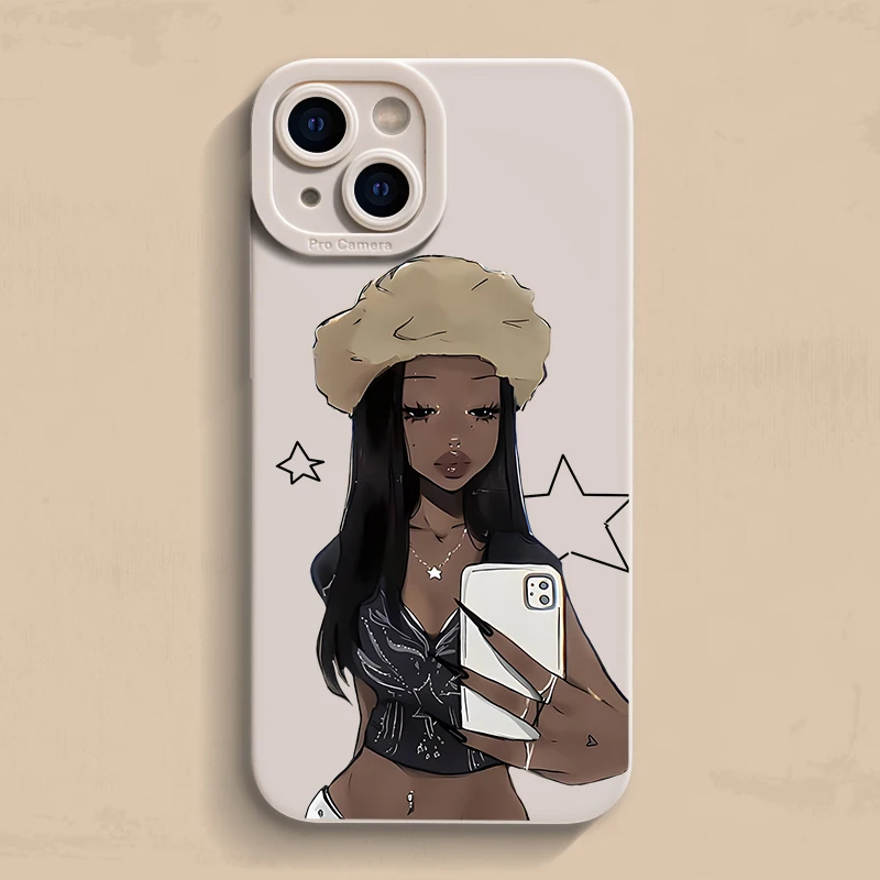 

New Selfie Beauty Phone Case For Samsung Galaxy S25 S24 S23 S22 S21 Ultra Plus FE A56 A16 A15 A55 A54 A53 A36 A35 A33 TPU Cover