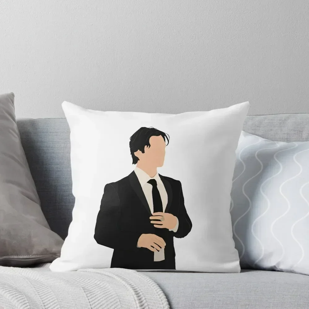 

Damon Salvatore Throw Pillow Throw Pillow Covers Cushion Child Christmas Pillow Covers