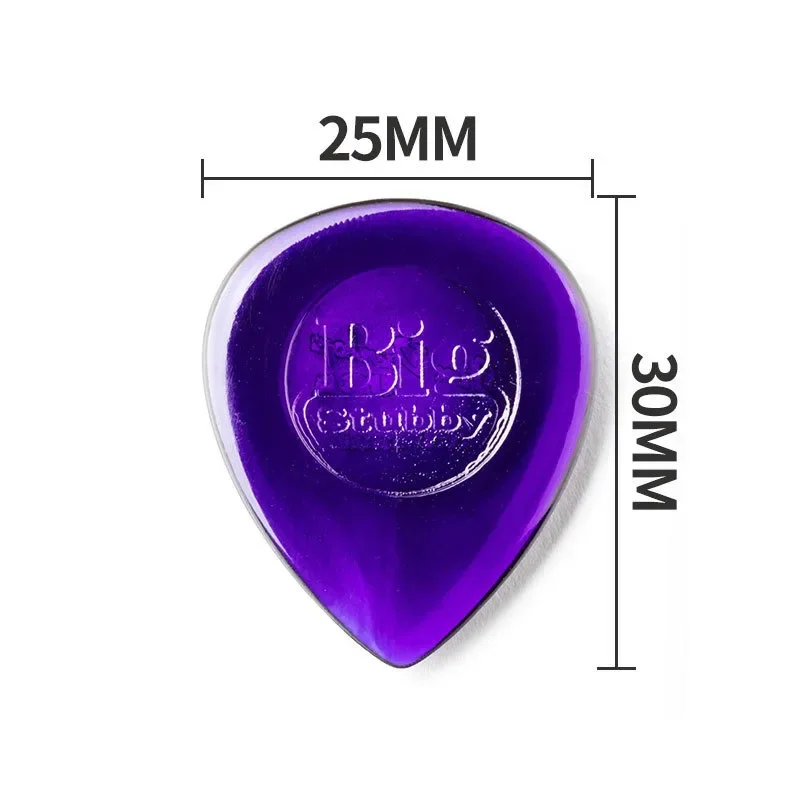 1 Pcs American Dunlop Guitar Pick 475 Jazz Speed Play Small Water Drop Raindrop Transparent Non-slip Guitar Pick Genuine view 3