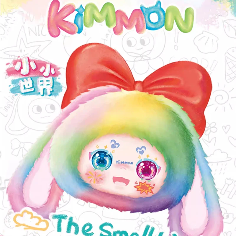 

Kimmon Little World Series Blind Box - Plush Vinyl Doll & Silicone Earphone Case Trendy Surprise Collectible Gift Set