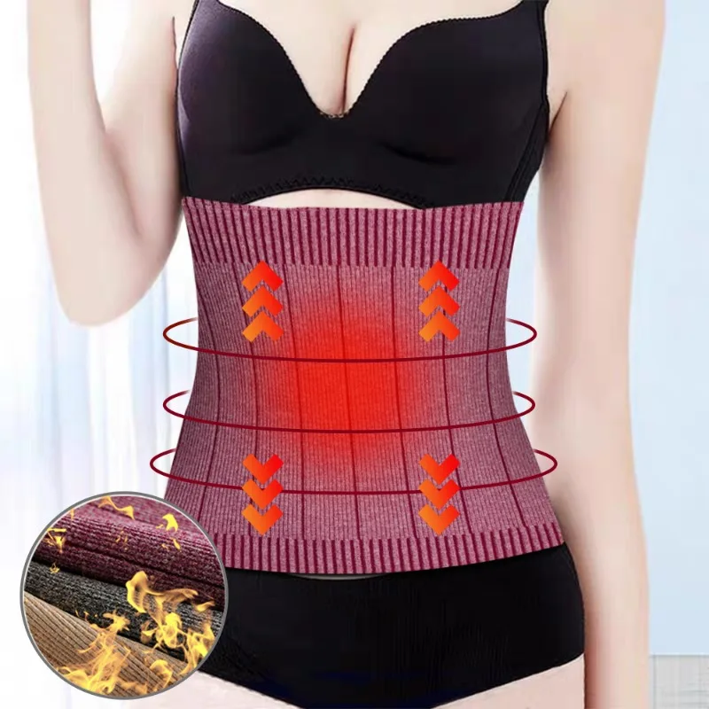 Waist Slimming Warm Winter Thicked Cover Flesh Strong Heat and Warmth Belt Band Waist Seal Cold Women Cotton Warmer Belt