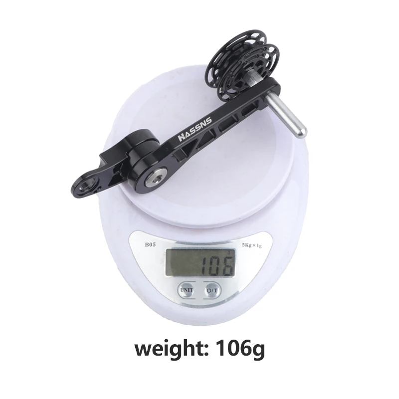 HASSNS Bicycle Derailleur Chain Guide Dirt Jump Bike Chain Tensioner Rear Derailleur Cycling Transmission Single Speed Change
