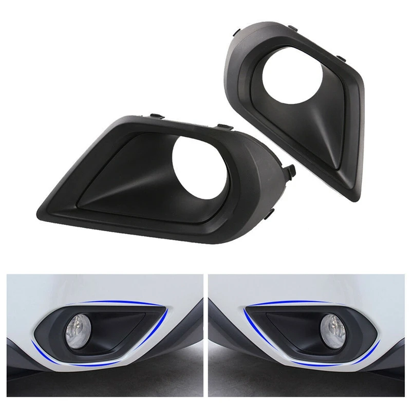 Pair Front Fog Light Bezel Cover Cap Trim Left Right 57731SG020 57731SG030 For Subaru Forester 2014 2015 2016