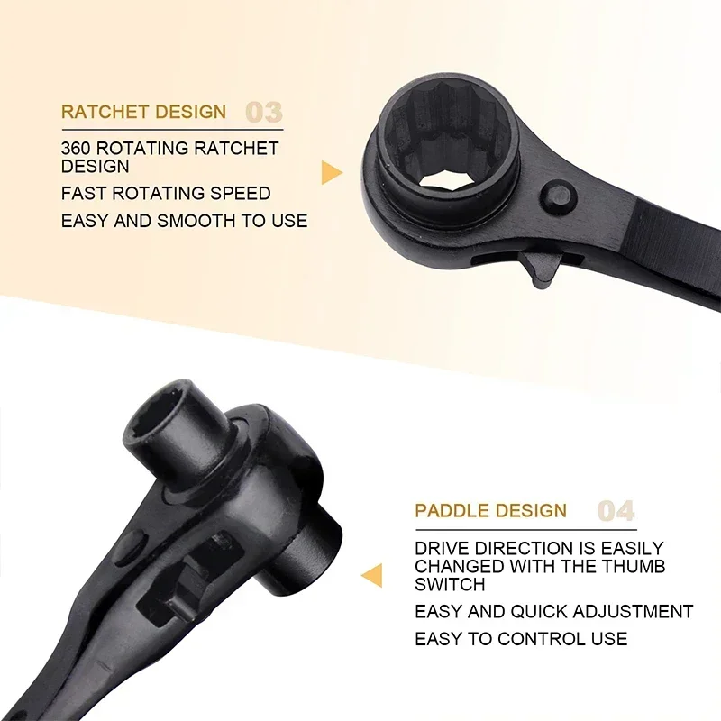 Imagem -03 - Pointed Tail Ratchet Wrench Soquetes Spanner Ferramenta de Andaime Ferramentas de Reparo de Porcas 1041 mm