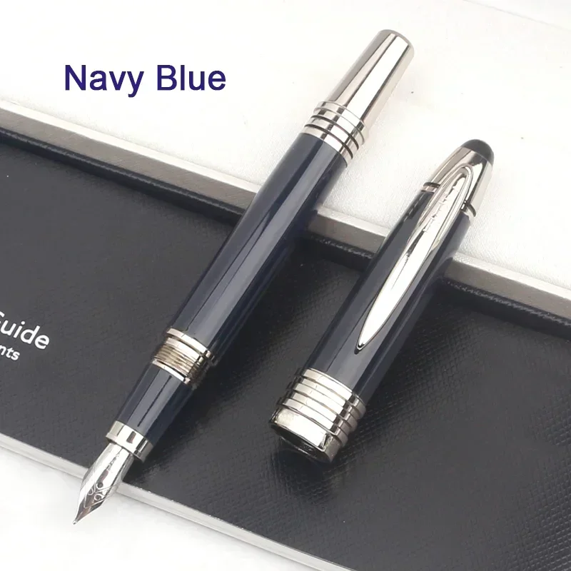 Great John Jfk Mb Luxury Ballpoint Pen Dark Blue Metal Monte Character Fountain Rollerball Pen Classic with Seriel Number