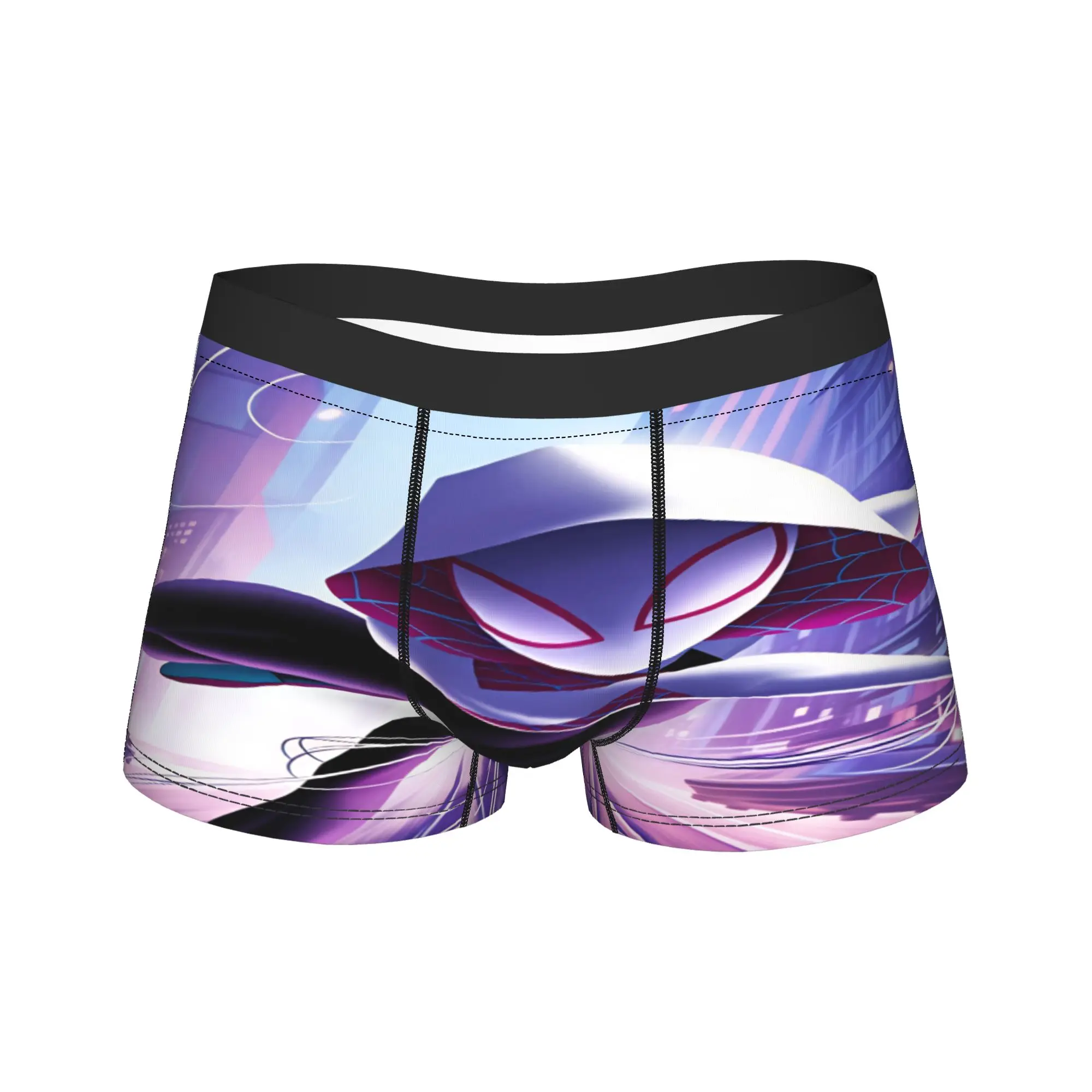 Spider Ghost Gwens Boxer Brief  Underwear Trenky Male Elastic Boxer Shorts Printed Large Size Underpants