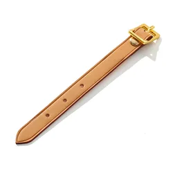 Honey Vachetta Leather Strap Bag Shoulder Straps Extender Patina Leather Strap for LV Handbag