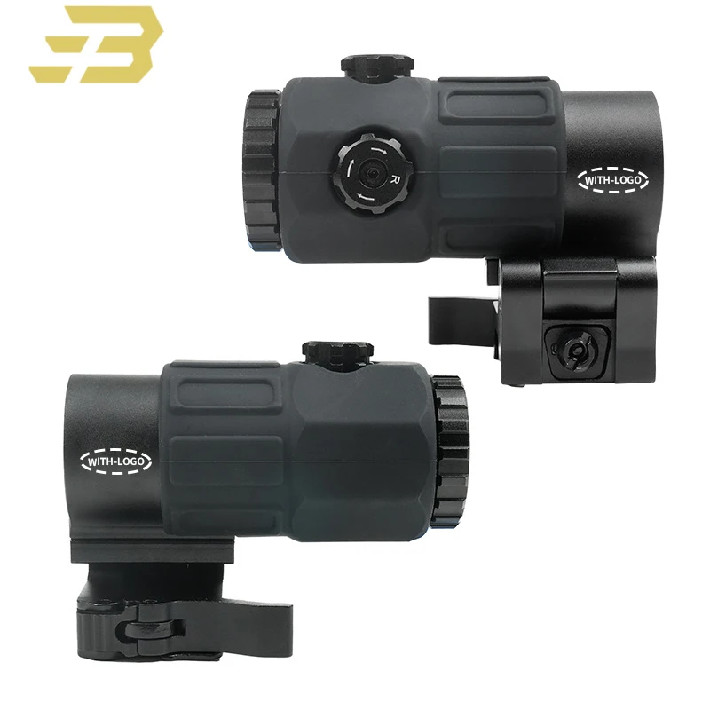 النطاق التكتيكي G33/G43/G45 المكبر 558/R5 ريد دوت البصر J5 البصريات المكبر VIS */R * R نقطة حمراء صغيرة تناسب 20 مللي متر السكك الحديدية #3