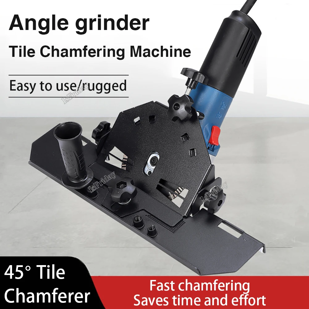 

Tiling 45 Degree Angle Cutting Machine Support Mount for125Type Angle Grinder Cutting Stone Ceramic Tile Cutter Seat Chamfer Cut