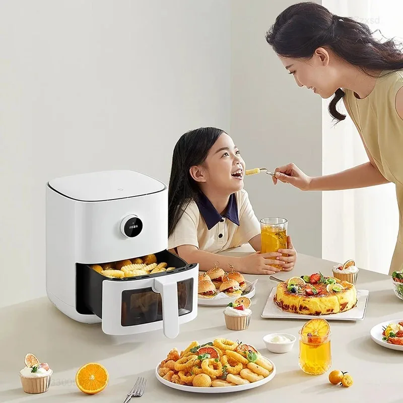 Xiaomi Mijia Smart Air Fryer Pro 4L Forno caldo Fornello Finestra visualizzabile APP Temporizzazione Schermo OLED senza olio 360 °   Friggitrice ad