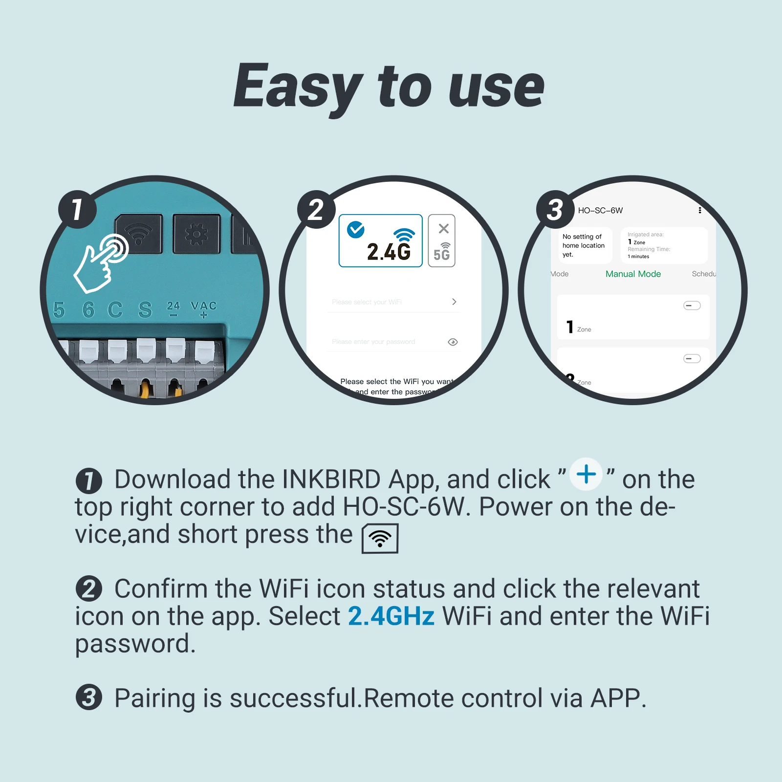 Imagem -06 - Wi-fi Smart Sprinkler Controller Programável Zonas Temporizador de Irrigação Interior Exterior Ajuste Sazonal e Chuva Skip Aplicativo Gratuito 220v