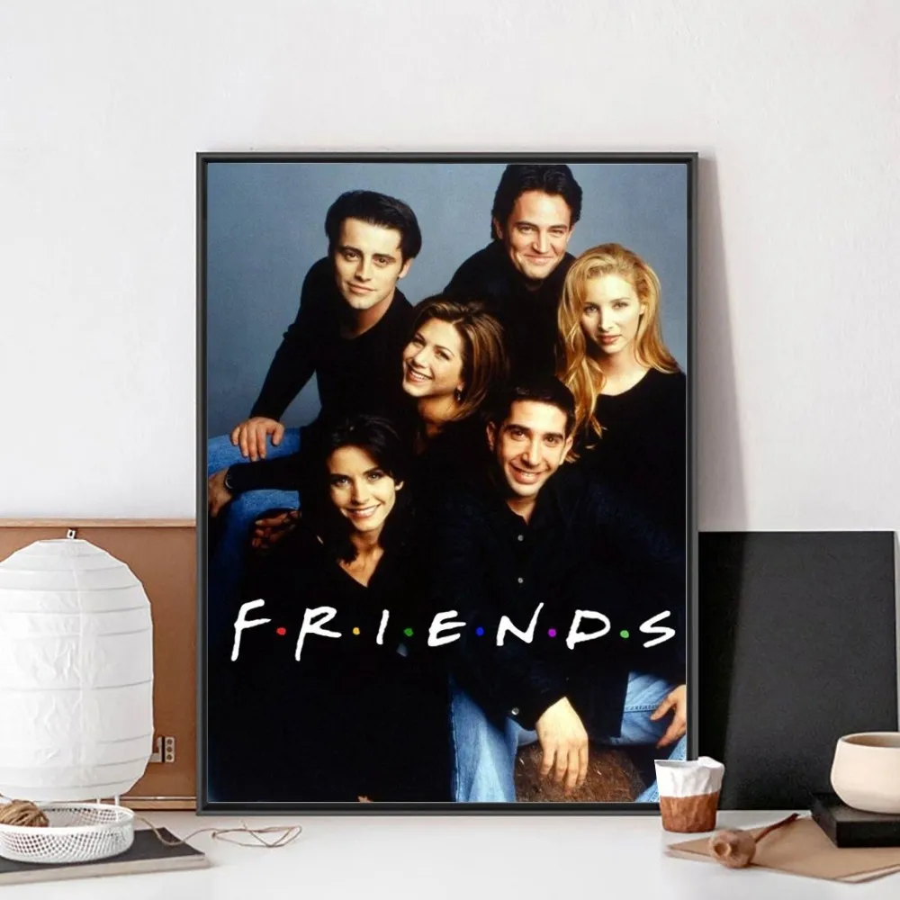 Friends TV Show Poster No Framed Poster Kraft Club Bar Paper Vintage Poster Wall Art Painting Bedroom Study Stickers