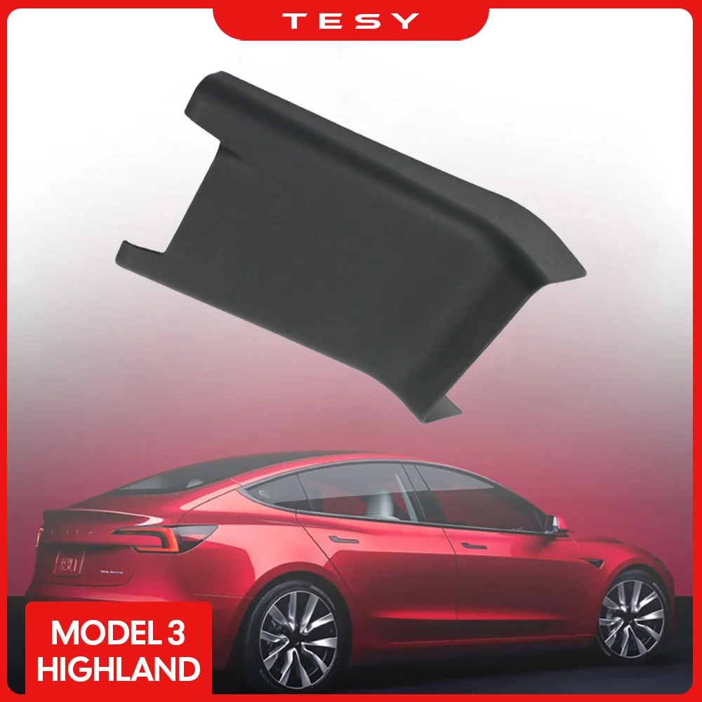 Voor Tesla Model 3 Highland 2024 Centrale Armsteun Box Achterbank Kind Anti Kickboard Anti Vuile Kickproof Model3 Bescherming Cover