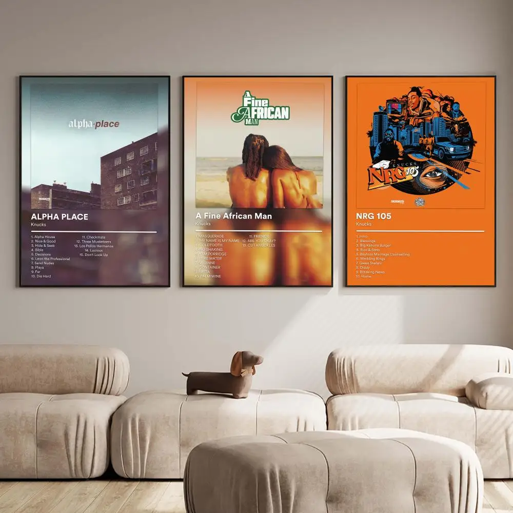 Rapper K-Knucks Album Poster PP Wall Decor Posters Celebrity Music Art Prints Bedroom Office Gift