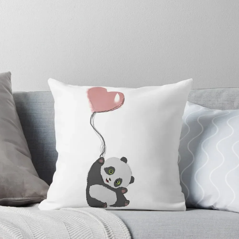 

Panda And Balloon Throw Pillow anime girl ornamental pillows Sofa Cushion Cover Pillowcase pillow