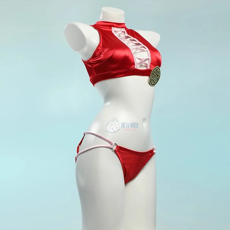 Anime One Piece Boa Hancock Cosplay Costume Women Sexy Two-piece Swimsuit Summer Bathing Suit Beach Party Swimwear Bikini Outfit
