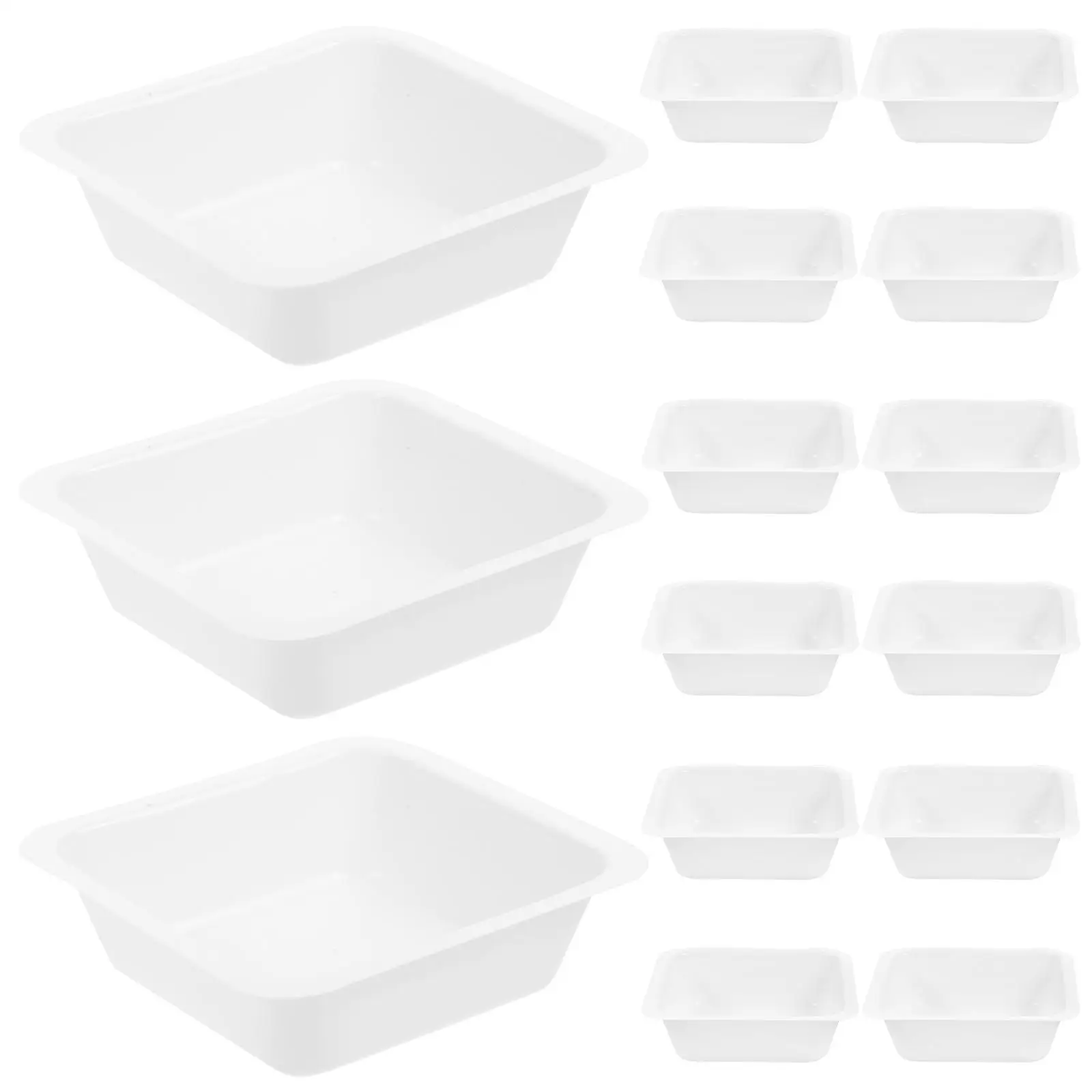 

20 Pcs Weighing Dish Plastic Scale Tray Boats Lab Use 100ml Anti Static Non Stick Teaching Equipment