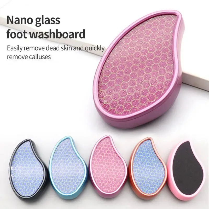 Nano -glass Double Side Foot File Remover Pedicure Foot File Scraper Scrubber Portable Multifunctional Foot Files Foot Care Tool