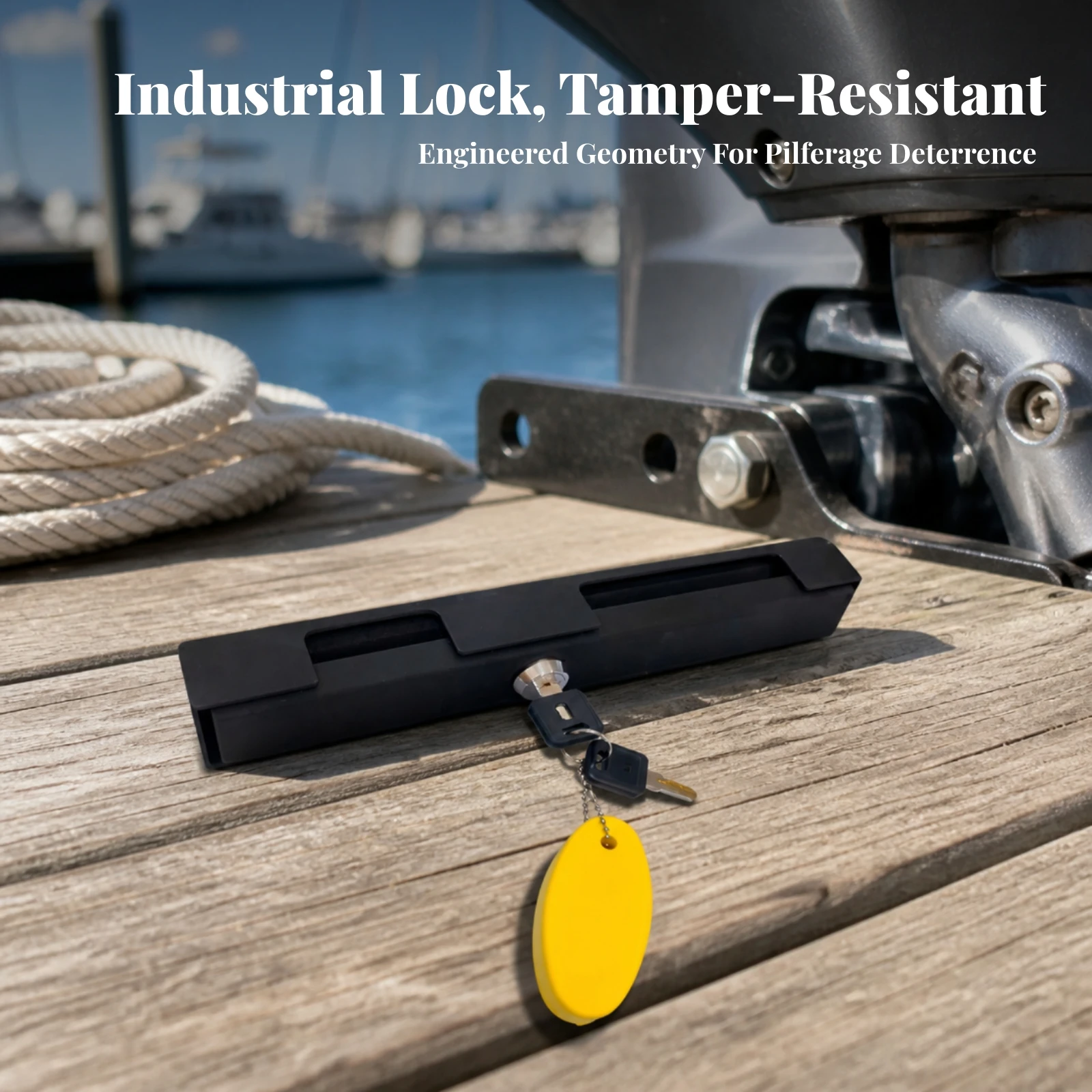 outboard-motor-anti-theft-lock-rust-resistant-outboard-engine-lock-heavy-duty-matte-black-for-boaters-boats-marine