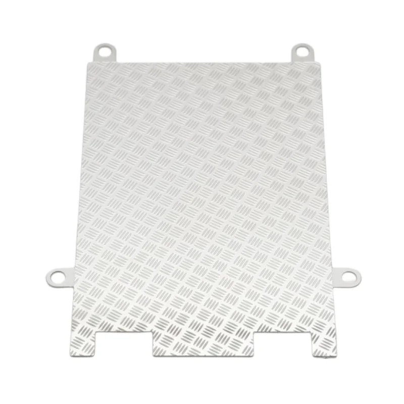 

Tail plate anti-skid board metal stainless steel anti-skid decorative board For Tamiya 1/14 RC Truck 56301 King Hauler