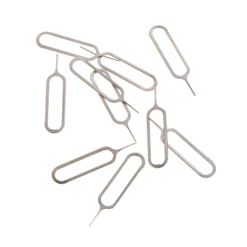 1/100PCS Sim Card Removal Openning Tool Universal Tray Eject Pins Needle Opener Ejector For Iphone 16 15 14 13 11 Xiaomi Samsung