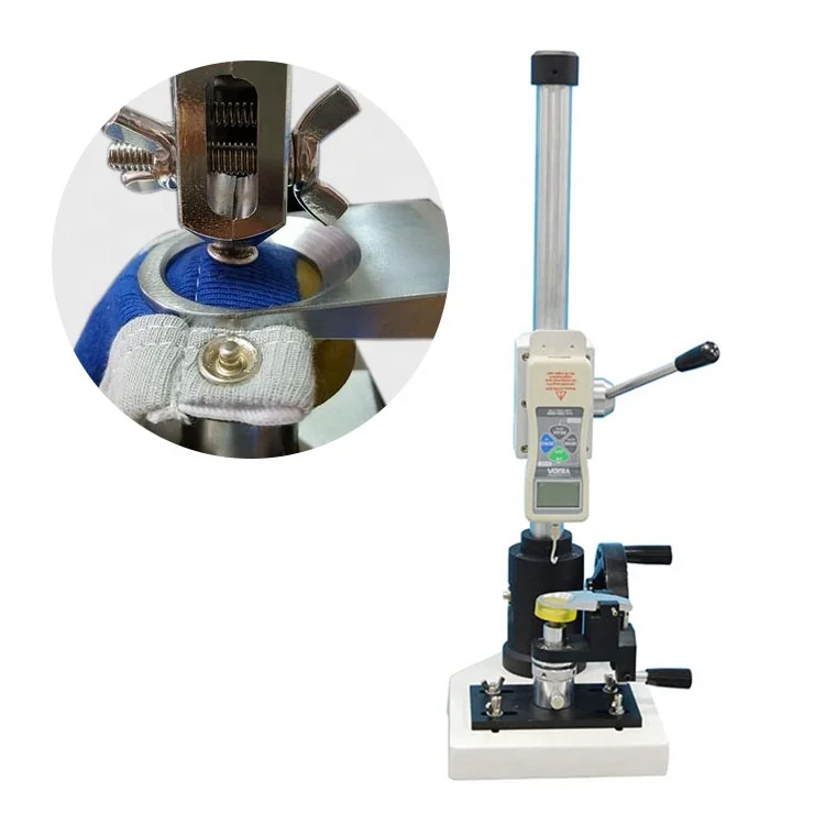 Darsen DS-416D ASTM D1776 High-Accuracy Button Snap Tester for Textile & Apparel Quality Control
