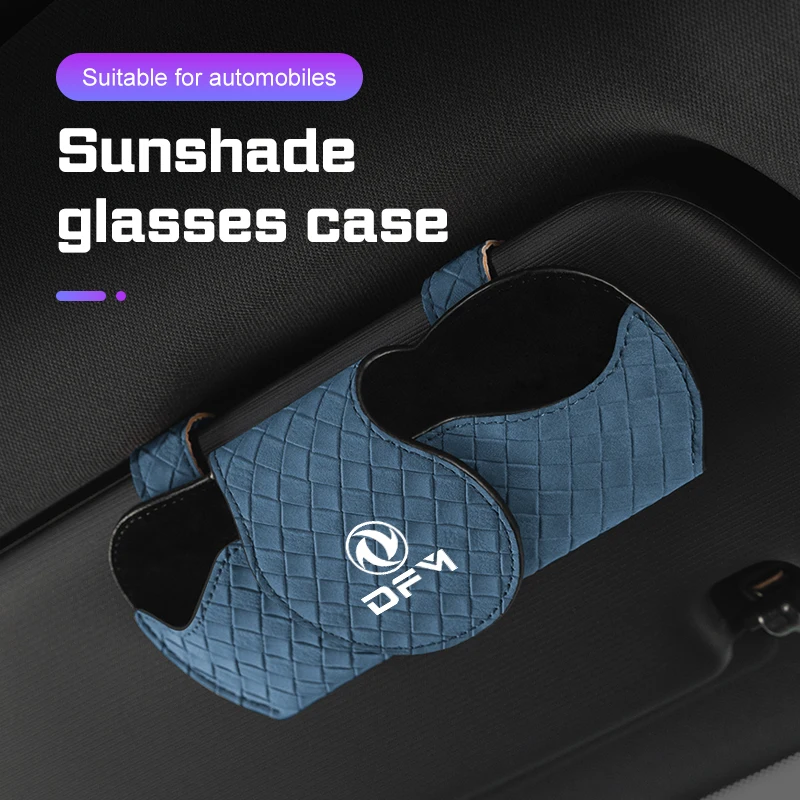 

Car Glasses Case Accessories For Dongfeng DFM Aeolus ax3 k01 Ax5 AX4 Cefiro MX6 Sun Visor Sunglasses Holder Eyeglasses Storage