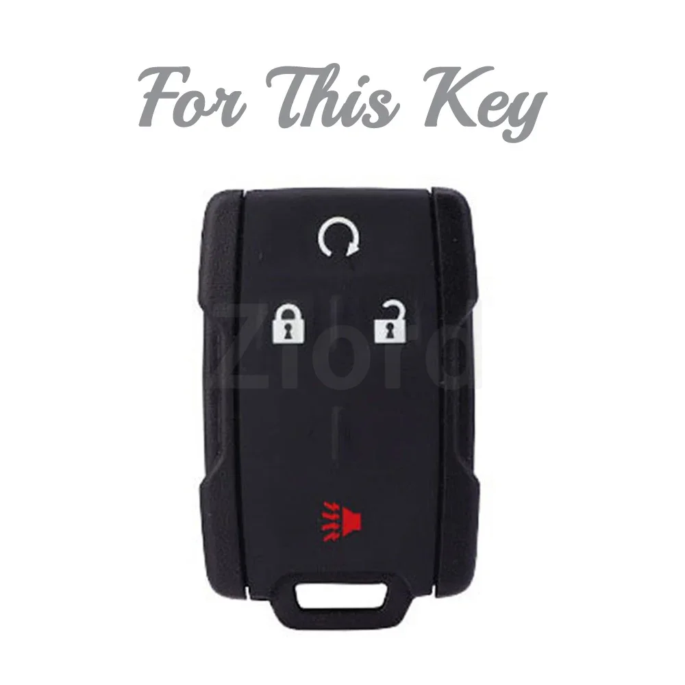 Popular TPU  car key bag smart keyless remote control key  for GMC Sierra Canyon Chevrolet Colorado Silverado car keychain bag