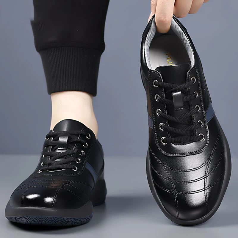 

Мужские кроссовки для гольфа Four Seasons, кожаные повседневные кроссовки, низкие туфли для гольфа, размеры 38–44, удобные уличные кроссовки для гольфа