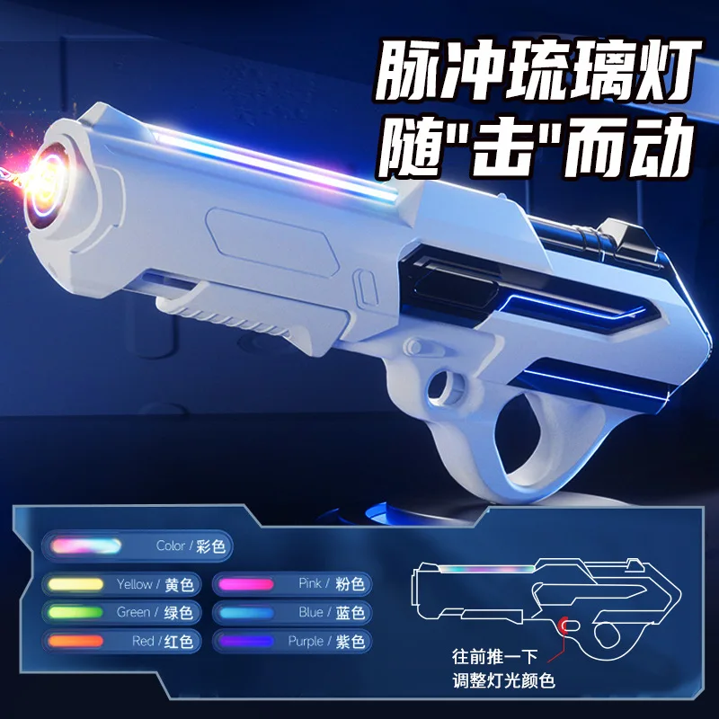 AK UNCLE Pistola de agua eléctrica automática de gran capacidad y potente pulverización de agua juguete de juego de agua de verano regalo de cumpleaños para niños