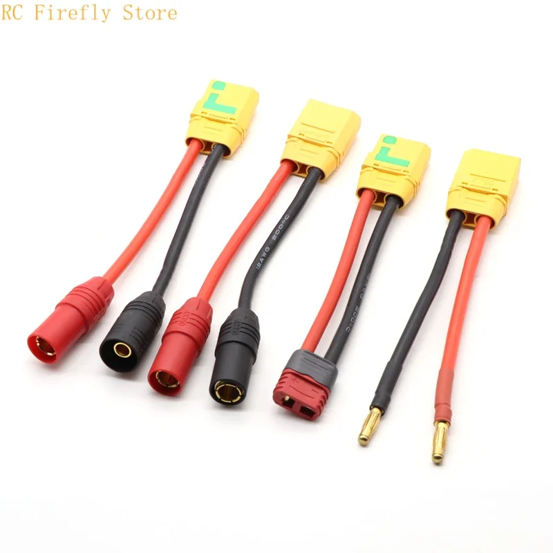 

XT90S XT90 Female Anti-spark Connectors to T Plug XT150 AS150 Anti Sparking Connector Adapter Cable Wire