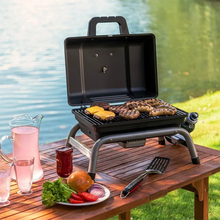 1-Burner Portable Propane Gas Grill – 17402049