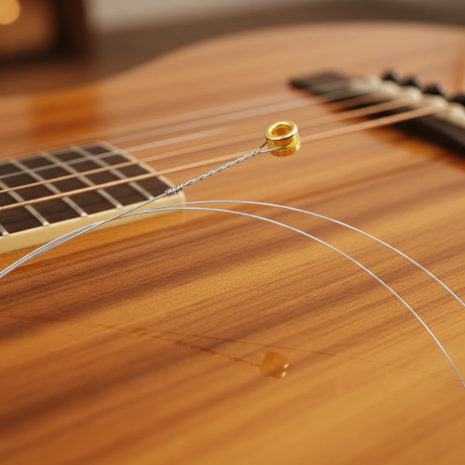 6 Pieces Electric Guitar String Set Bright Electric Guitar Strings Strings with Ball Ends Balanced Regular Gauge for Guitarists