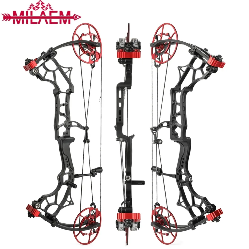 

60/70/75lbs Archery Compound Bow 7075 CNC Machining Hunting Bow Let-off 80% Speed 350FPS Arrow for Outdoor Shooting Accessories