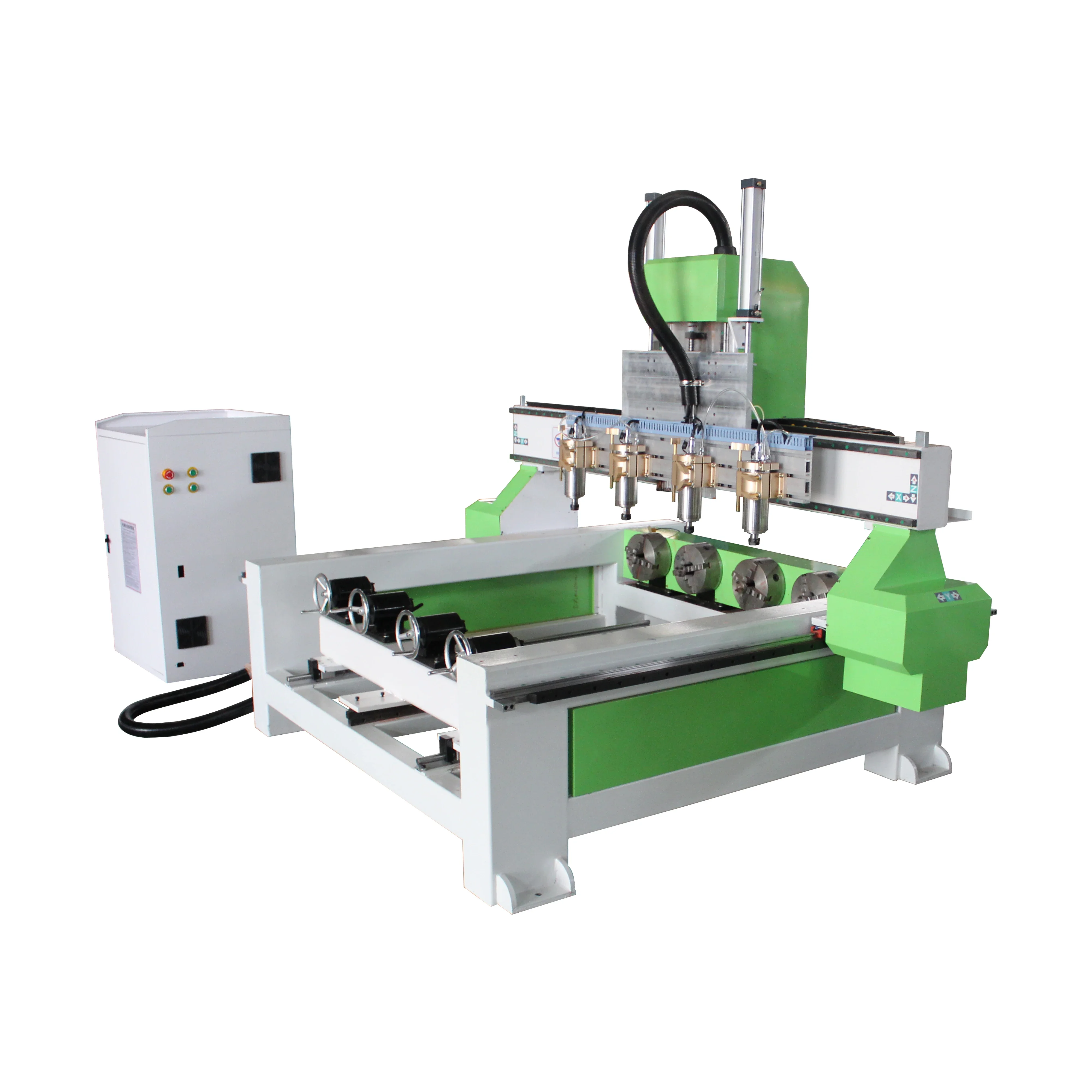 Multi Head Rotary 4 Axis 3d Wood Cnc Router Machine 1325 Woodworking cnc router