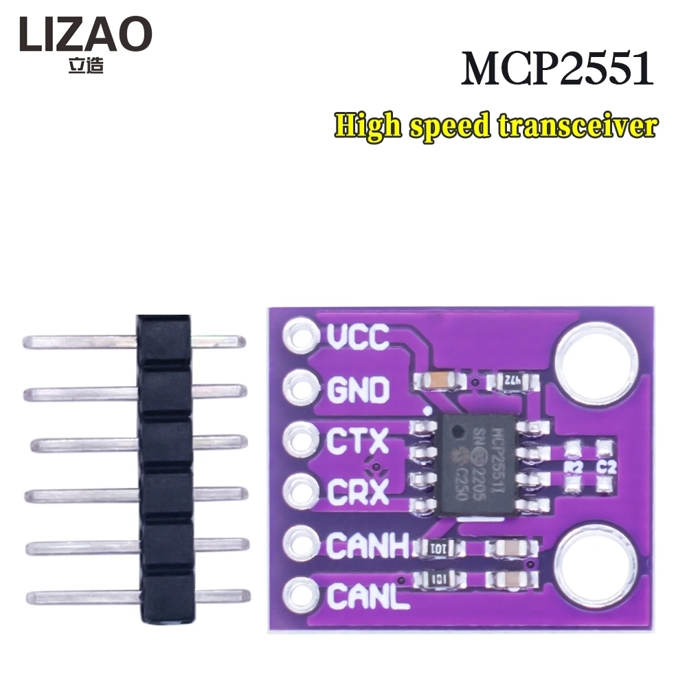 LIZAO MCP2551 CAN Bus Transceiver High Speed CAN Protocol Interface Module For Arduino Projects