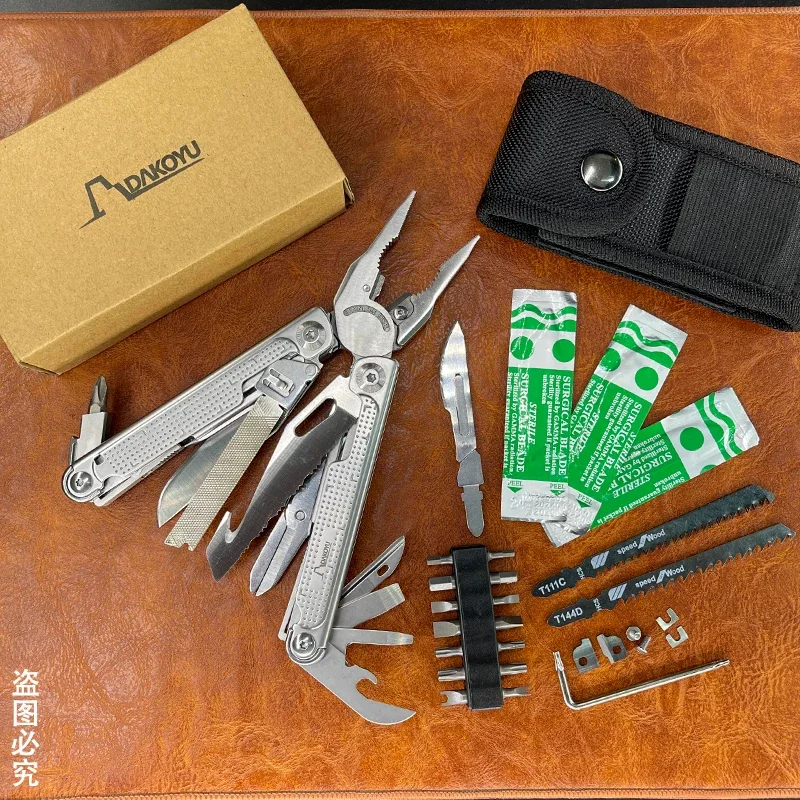 DAKOYU DK30 7CR pince pliante EDC haute dureté outil combiné, équipement extérieur, multi-outil Portable