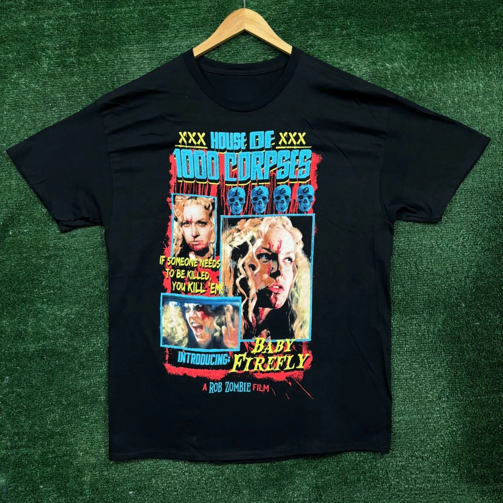 

Rob Zombie Band Graphic Print Men's and Women's Loose Short Sleeved T-shirt for Casual Wear All Year Round Luxury Clothing