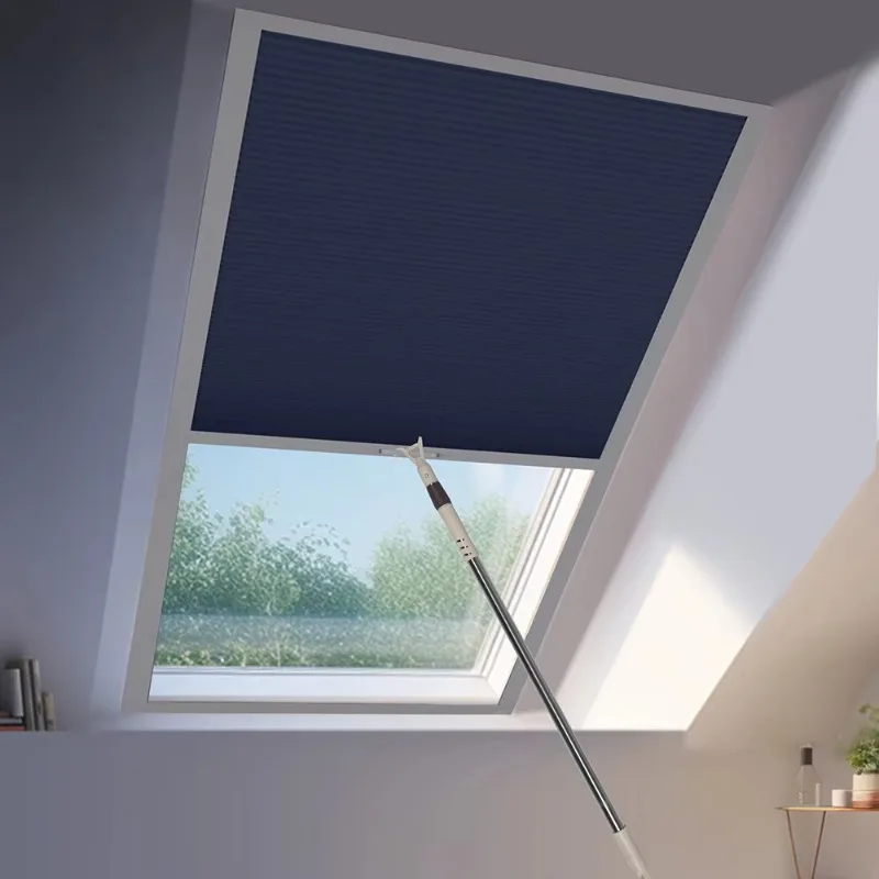 

Premium Room Darkening Honeycomb Blinds Blackout Cordless Skylight Honeycomb Curtains Energy Saving
