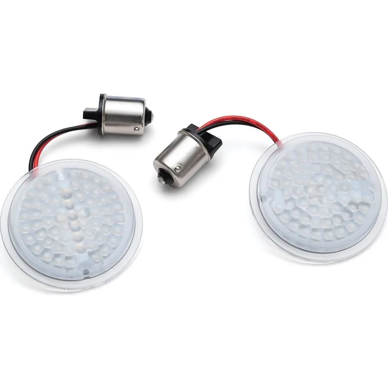 

"Kuryakyn 2940 Motorcycle Lighting Accessory: LuminEZ LED Rear Turn Signal Inserts for Davidson Motorcycles, Red, 3-1/4""