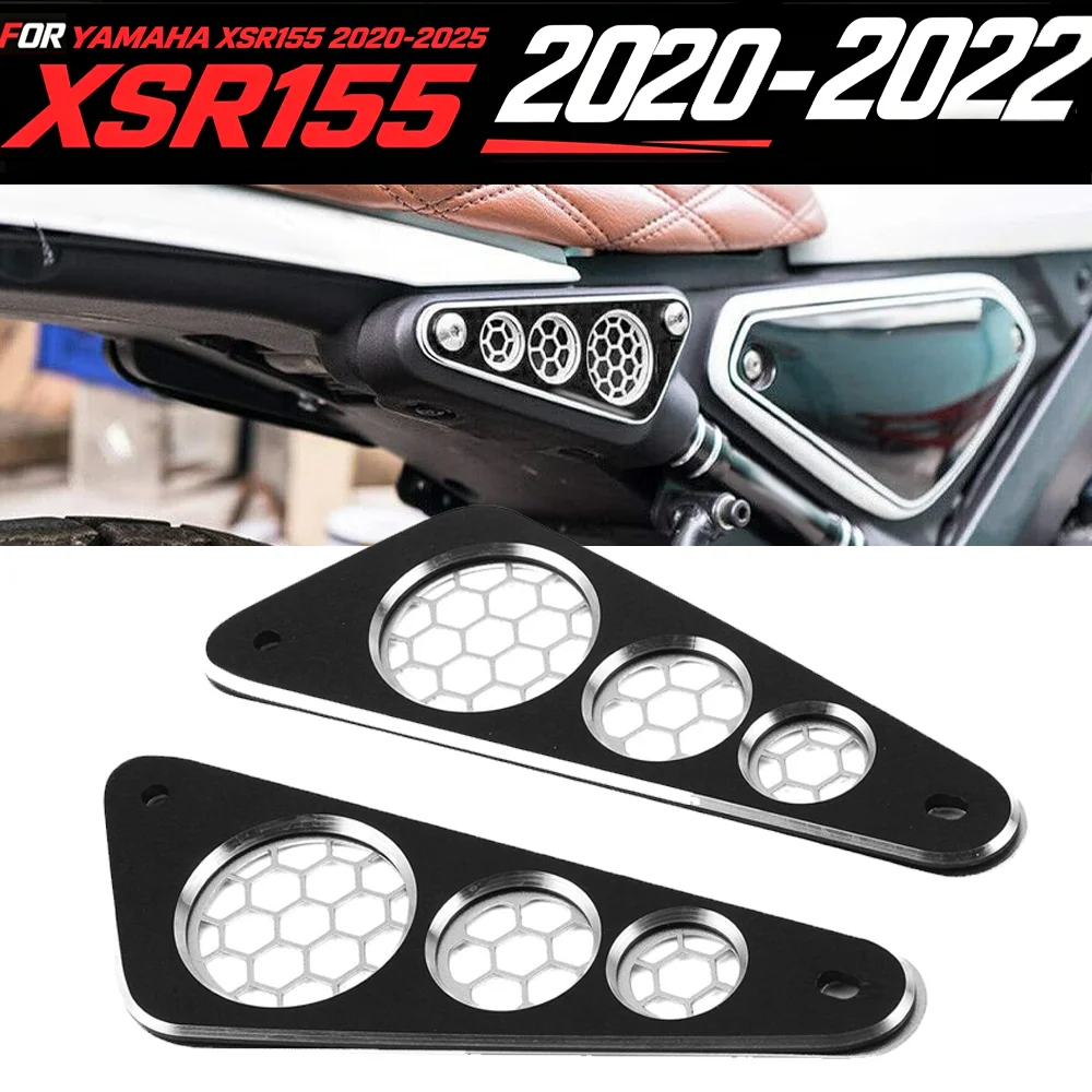 

XSR155 XSR125 Aluminium Rear Side Cover Cap Panel Plate Frame Cover Guard Protector For YAMAHA XSR155 2019-2022 XSR125 2022 2023