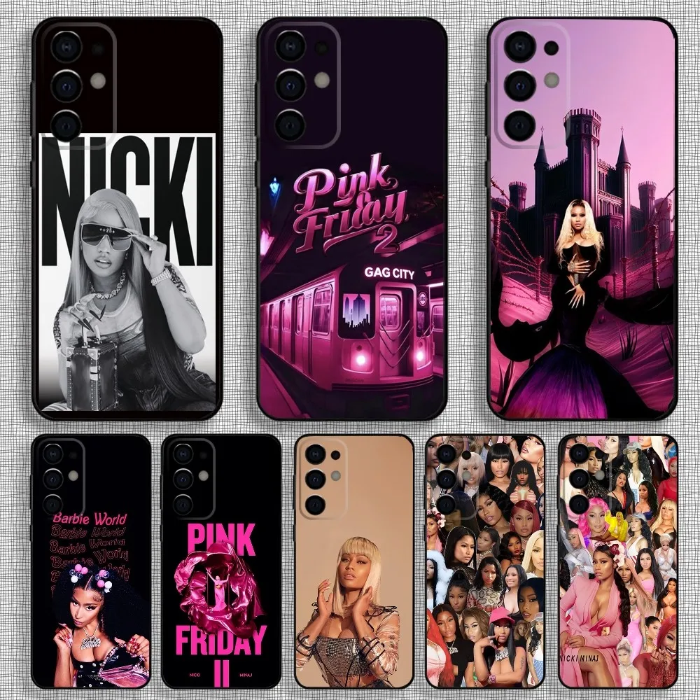 

Singer N-Nicki M-Minaj Phone Case For Samsung S24,S21,S22,S23,S30,Ultra,S20,Plus,Fe,Lite,Note,10,9,5G Black Soft Cover