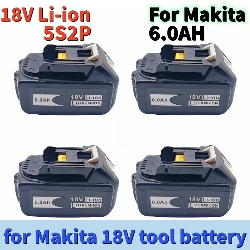 

for Makita 18V Battery 6000mAh Rechargeable Power Tools Battery 18V makita with LED Li-ion Replacement LXT BL1860B BL1860 BL1850