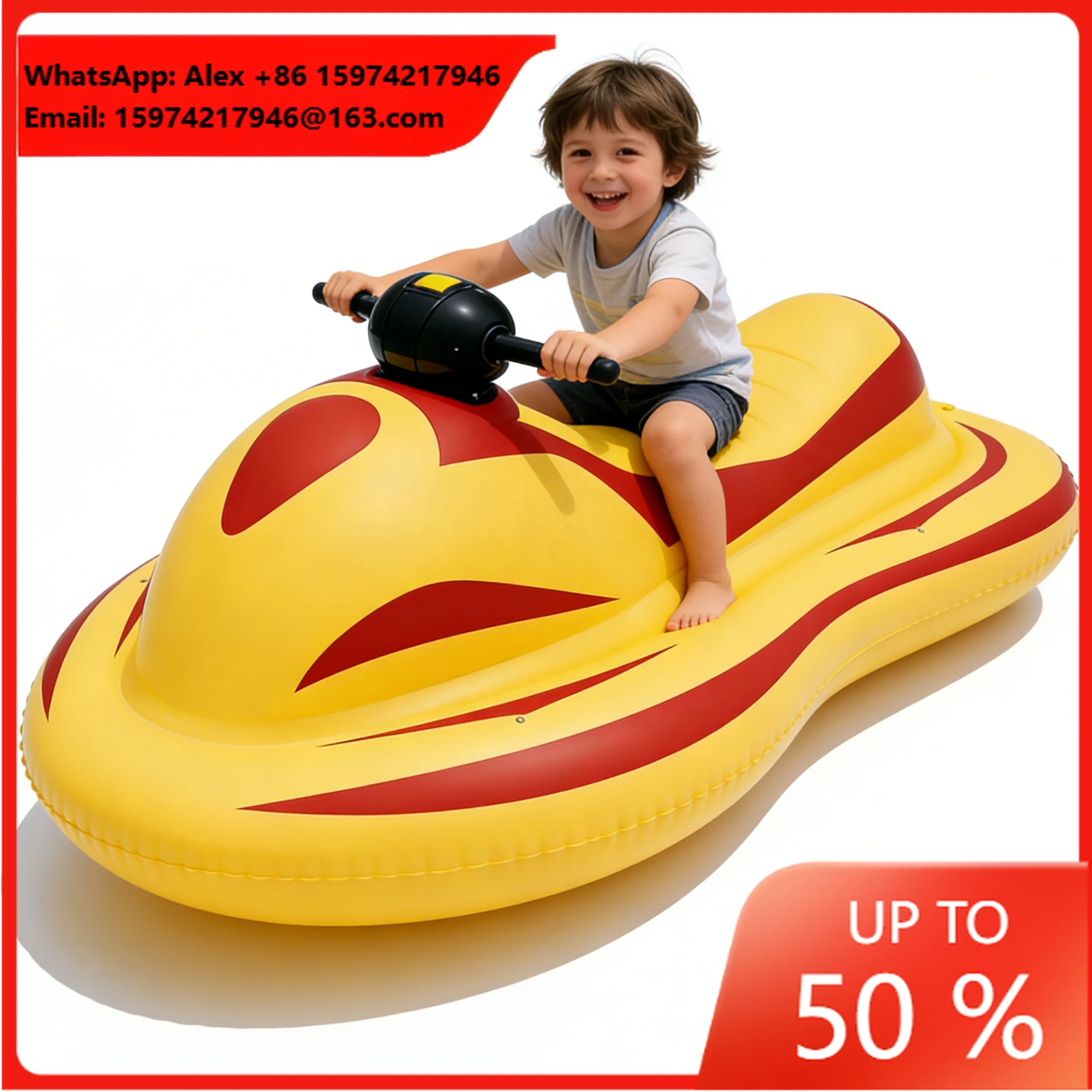 Portable Electric Inflatable Motorboat For Family Water Games Pool Lake Entertainment