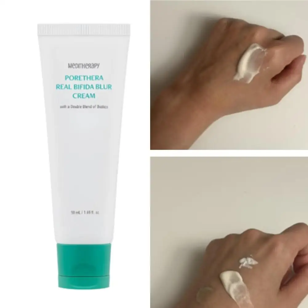 MEDITHERAPY PProbiotic Pore Invisible Cream Deep Moisturizing Brightening Cream Pre Makeup Skincare Products For Modifying Pores