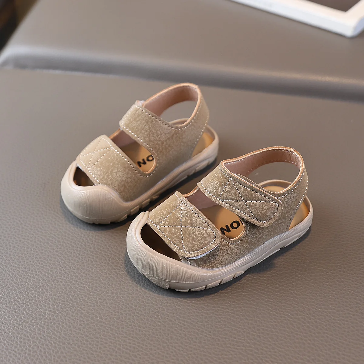 Baby Boy Sandals Summer Children Beach Shoes Flat Flexible Sandals Toe Protect Little Boys Casual Sport Sandals For Baby