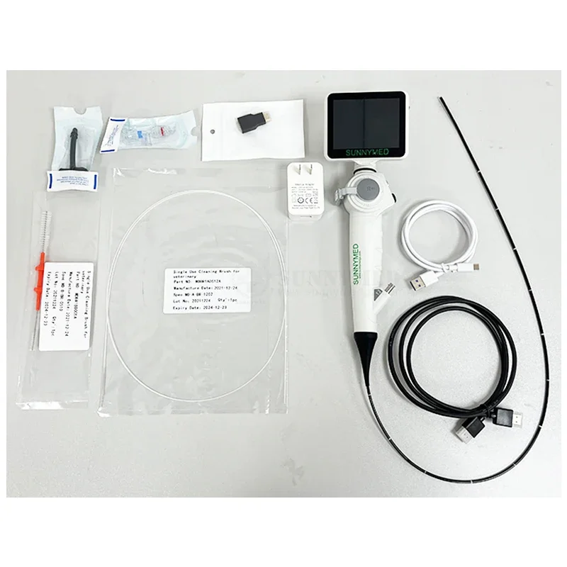 P029-3 Clinical portable flexible endoscope rhinolaryngoscope digital video ent endoscope flexible video endoscope bronchoscope