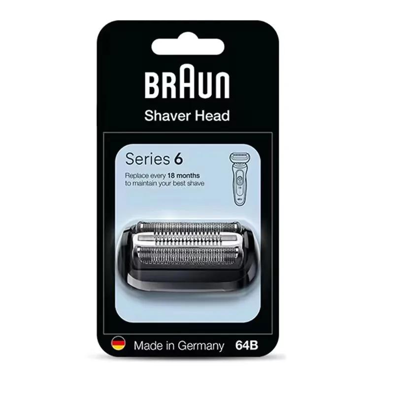 

Бритвенная головка Braun 64B, защитная пленка для чувствительной кожи, резак для бритвенного лезвия, заправка для электробритвы Braun Series 6/6 Pro