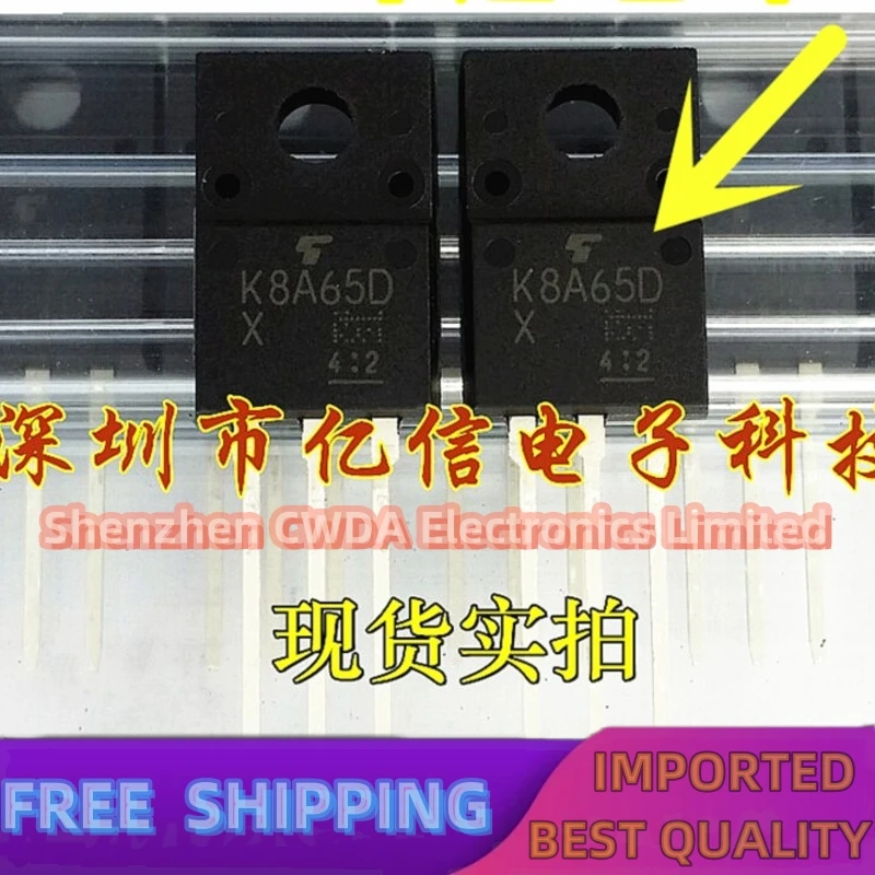 10PCS-20PCS  TK8A65D K8A65D 8A 650V  TO-220F  In Stock Can Be Purchased